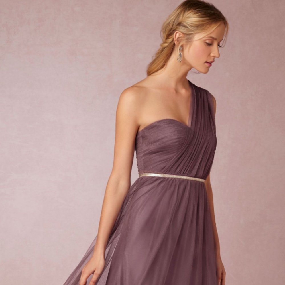 Jenny Yoo Annabelle Dress Soft Plum Size 4